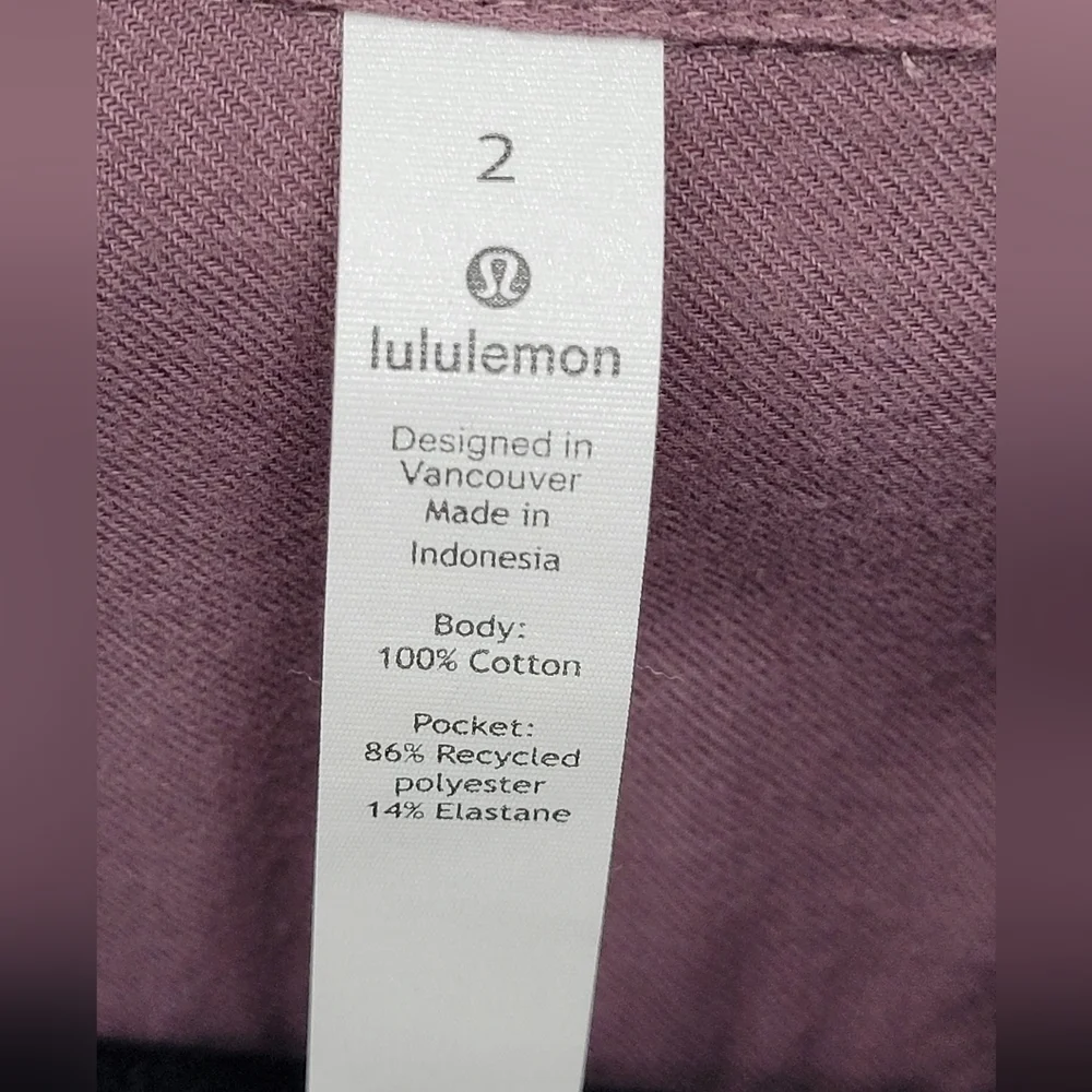 LULULEMON Full Day Ahead Button Down Shirt Women's Mauve Dusty Rose Long Sleeve